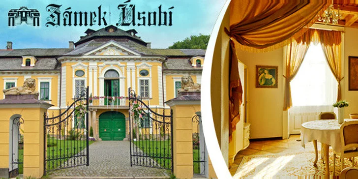 Kouzelné chvilky romantiky na zámku Úsobí se snídaní či polopenzí