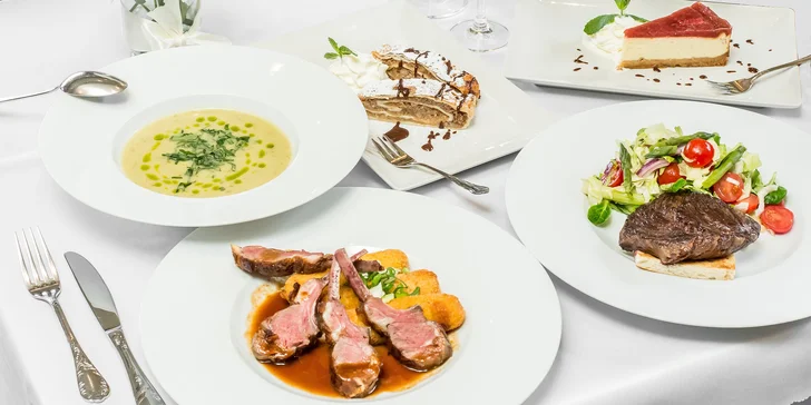 Trojchodové jarné degustačné menu s vínom pre 1 alebo 2 osoby