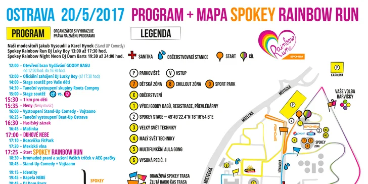 Ostravo, protáhni kostru a oslav jaro barevným během na festivalu Rainbow Run