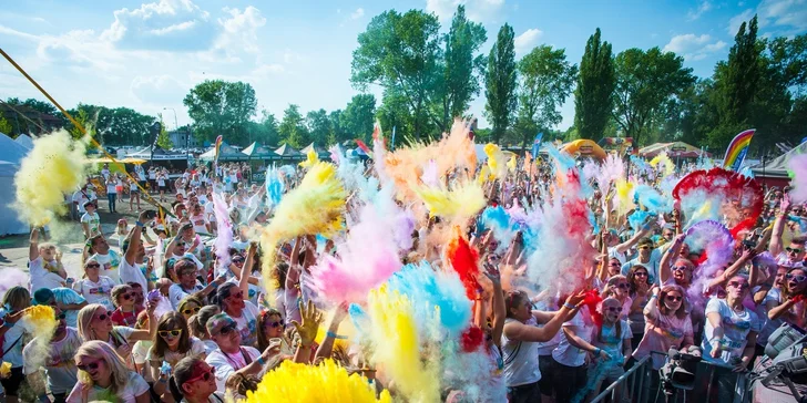 Registrace na barevný běh Spokey Rainbow Run s doprovodným programem