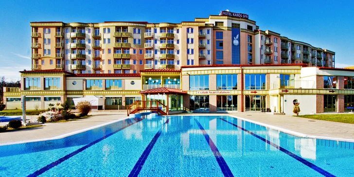 Maďarský Zalakaros: polopenze a neomezený vstup do bazénů a saun