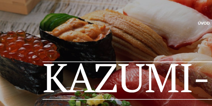 Sushi set Kazumi: 64 lahodných kousků s dovozem až k vám