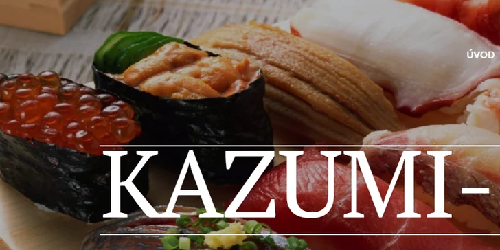 Barevný sushi set s 50 kusy a dovozem až domů nebo do kanceláře