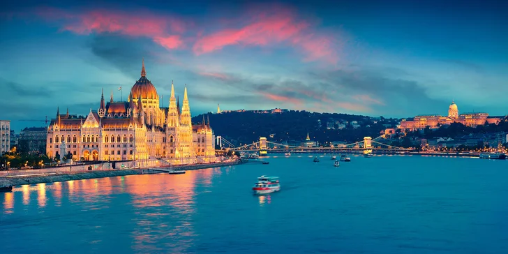 Na pár dní do Budapešti: pobyt se snídaní v jednom ze tří hotelů v centru města