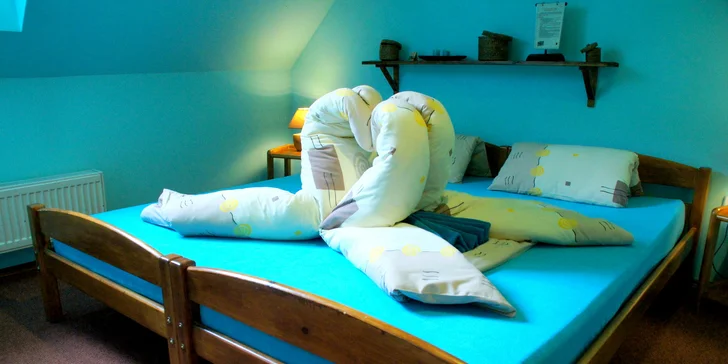 Personál vám připraví dvoulůžkový podkrovní pokoj.