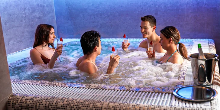 Vstup do wellness platí pro 2 osoby. 