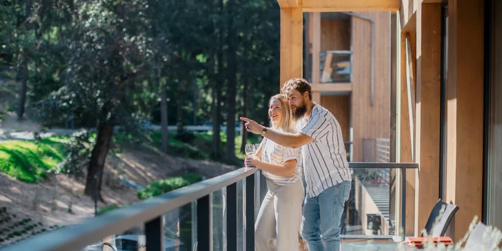 K apartmánom patrí balkón alebo terasa.