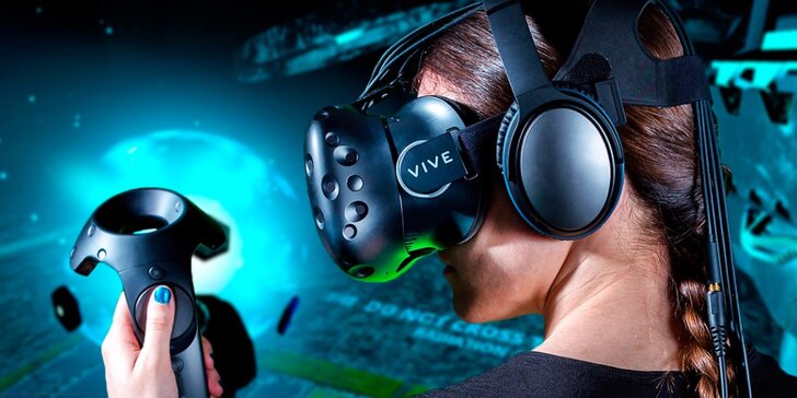 Přeneste se do jiných světů: 60 minut virtuální reality pro 1 nebo 2 hráče