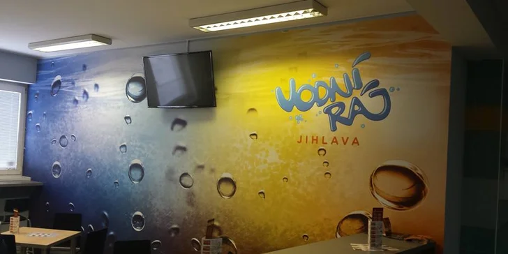 Vstup do kryté části největšího aquaparku na Vysočině pro jednotlivce i rodiny