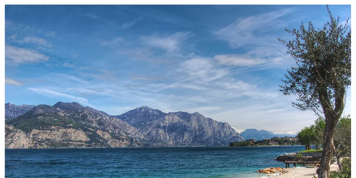 Hrad Castello Scaligero, městečko Malcesine a lanovkou na horu Monte Baldo