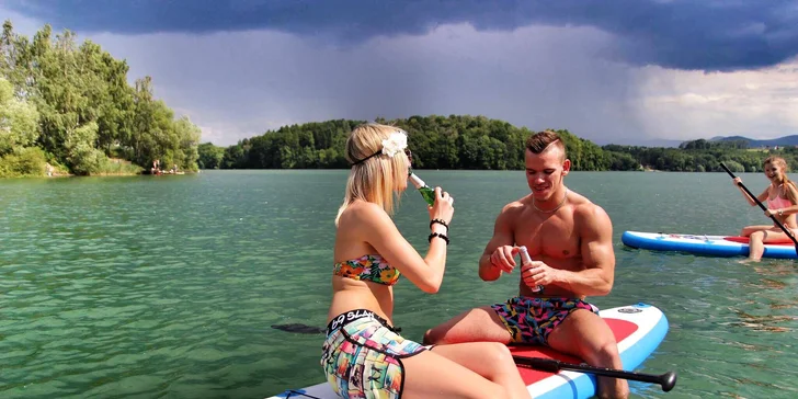 Zapůjčení paddleboardu na Žermanické přehradě na 60 či 90 minut