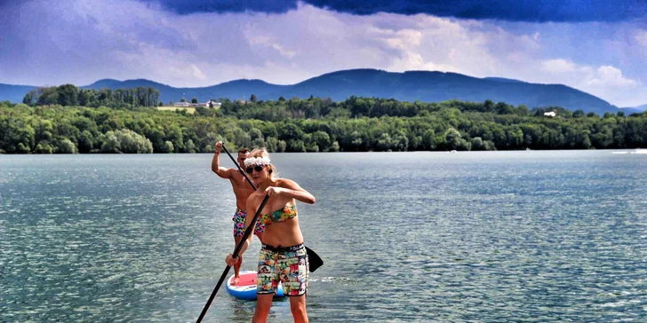 Zapůjčení paddleboardu na Žermanické přehradě na 60 či 90 minut