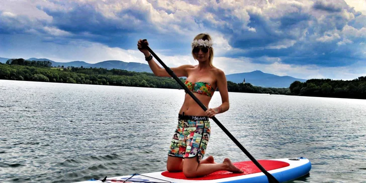 Zapůjčení paddleboardu na Žermanické přehradě na 60 či 90 minut