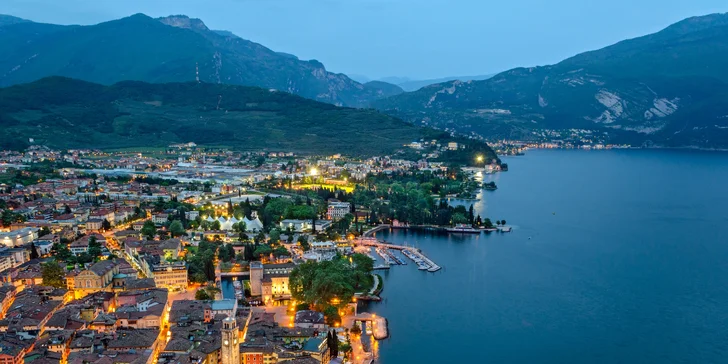 Hrad Castello Scaligero, městečko Malcesine a lanovkou na horu Monte Baldo