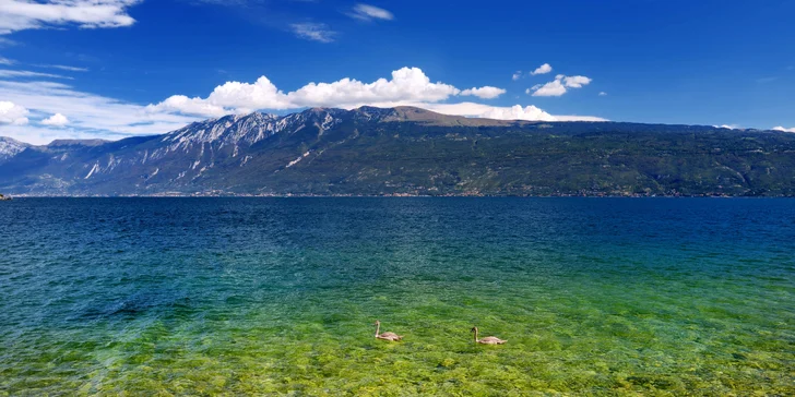 Hrad Castello Scaligero, městečko Malcesine a lanovkou na horu Monte Baldo