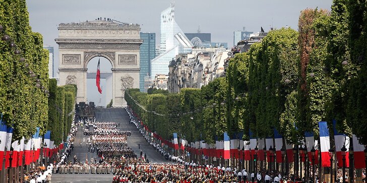 Paříž a velkolepá oslava Dne Bastily s ohňostrojem: 1x ubytování se snídaní