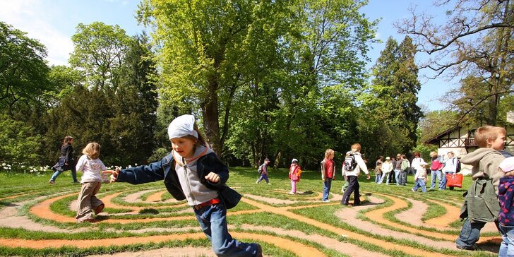 Čokoládová prohlídka zámku Loučeň a vstup do labyrintária pro děti i dospělé