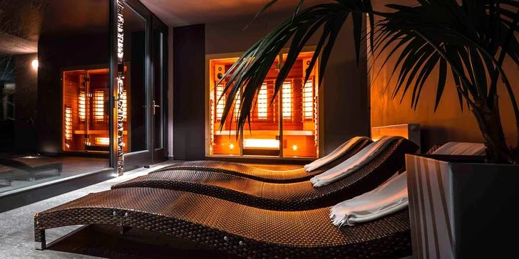 Těšte se na relaxaci ve wellness a menu o 6 chodech.