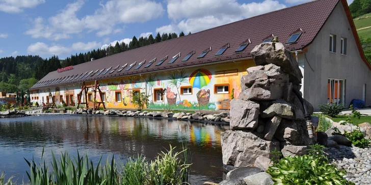 Dovolená na Velké Fatře: Malebný penzion, polopenze i lahev vína
