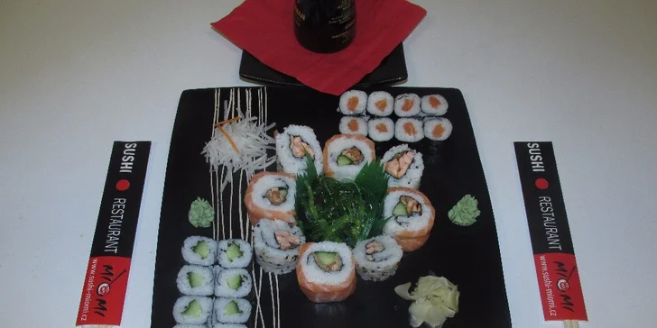 Zdvihněte hůlky: set čerstvého sushi pro milovníky japonské kuchyně