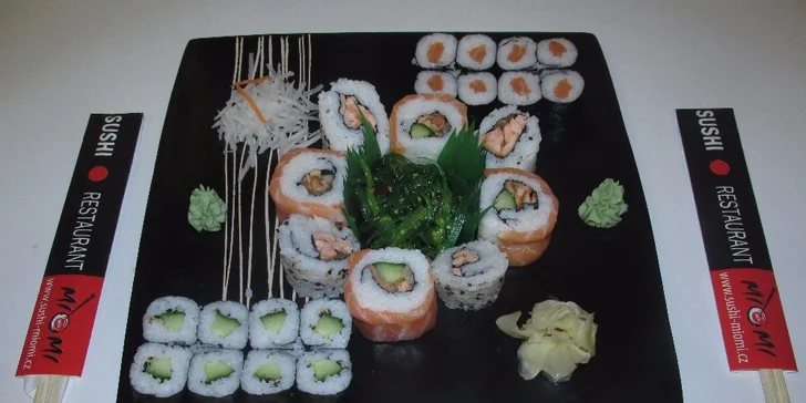 Zdvihněte hůlky: set čerstvého sushi pro milovníky japonské kuchyně