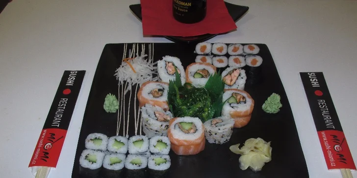 Zdvihněte hůlky: set čerstvého sushi pro milovníky japonské kuchyně