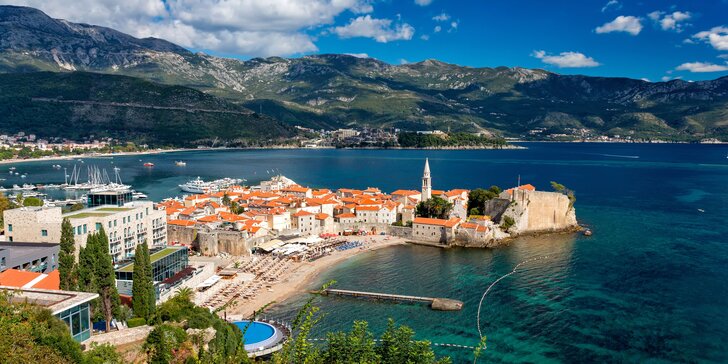 Týden v Černé Hoře včetně polopenze - pár kroků k moři, blízko k ptačí rezervaci