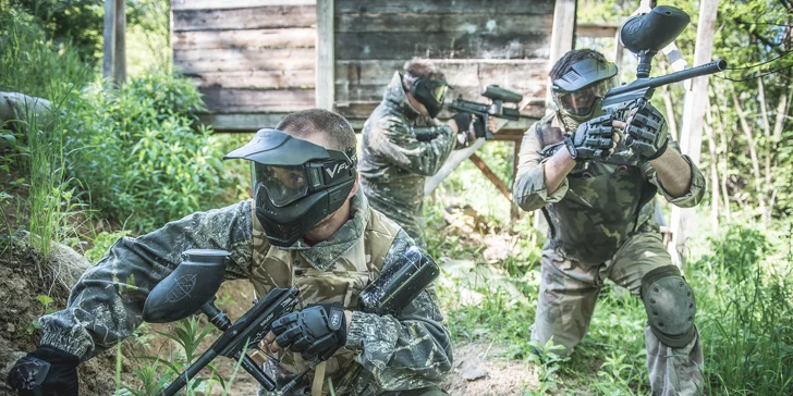 100 nábojů, 10 scénářů, 4 hodiny venkovní akce: paintballový masakr může začít