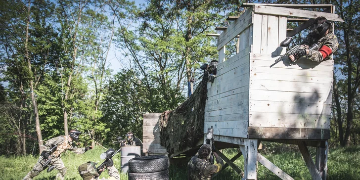 100 nábojů, 10 scénářů, 4 hodiny venkovní akce: paintballový masakr může začít