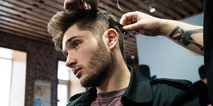 Pánský stylový střih s pánskou kosmetikou od L'oreal Professionnel