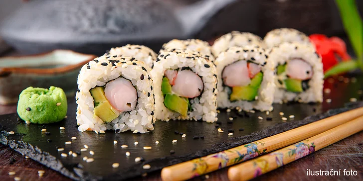 Prosím, nerušit: 28 kousků čerstvého sushi pro milovníky japonské kuchyně