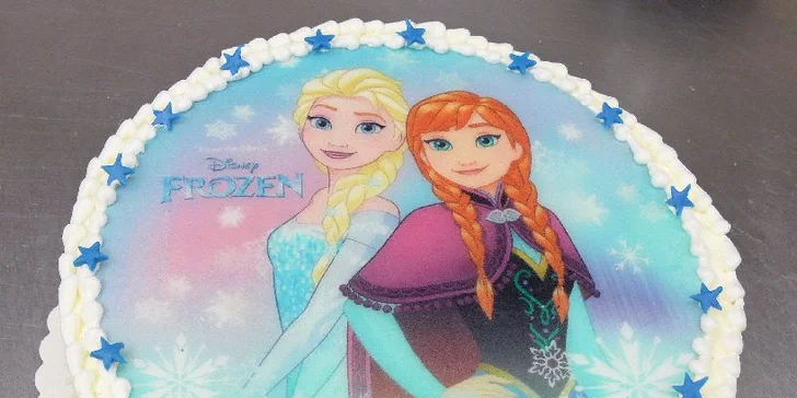 Dorty s obrázkem na jedlém papíru: Spiderman, Ledové království, Auta i Princezny