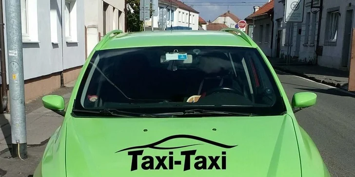 Jízda taxi službou po Pardubicích - 5 nebo 10 km