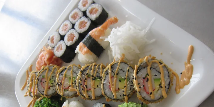 Chyťte si svou rolku: japonské sushi sety s 24 nebo 46 kousky