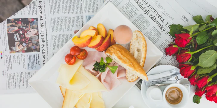 Krásné ráno u náplavky: snídaňové menu podle vašeho gusta pro 1 či 2 osoby