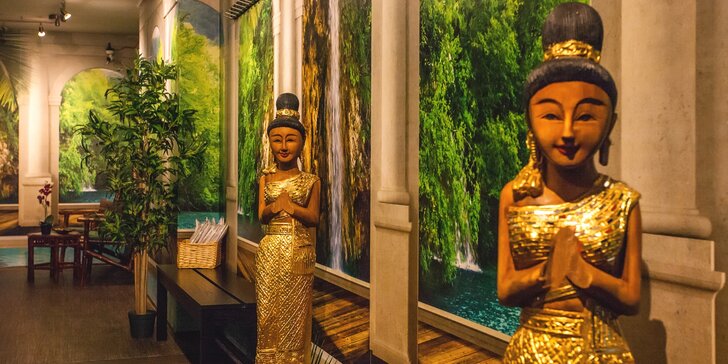 Luxusní masáž v nových prostorech ve vyhlášeném salonu Thai Sun