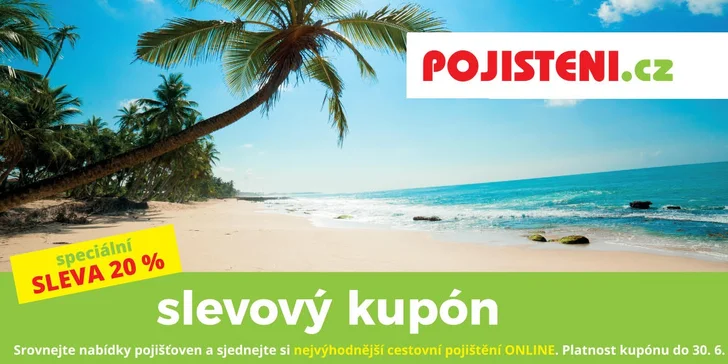 20% sleva na cestovní pojištění: Cestujte po světě výhodněji a bez obav