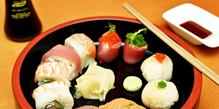 Autentické degustační menu plné asijských chutí ve vyhlášeném sushi baru
