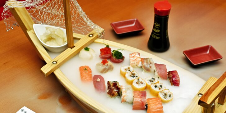 Autentické degustační menu plné asijských chutí ve vyhlášeném sushi baru