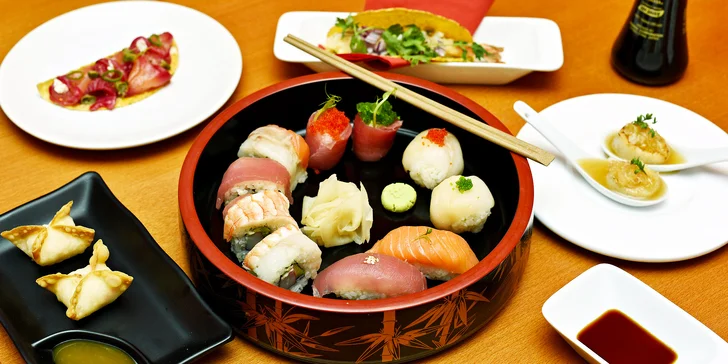 Autentické degustační menu plné asijských chutí ve vyhlášeném sushi baru