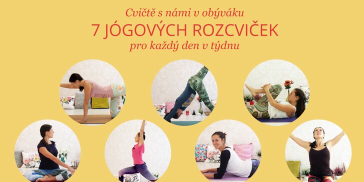 Online jógové rozcvičky v pohodlí domova: 7 videí pro každý den
