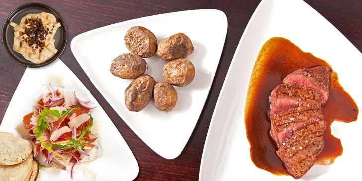Delikátní gastronomie, co má renomé: 5chodové menu pro dva s vínem či bez