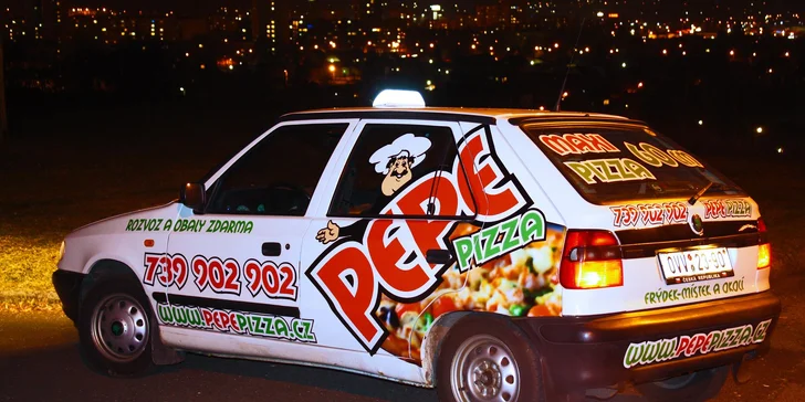 Když se vám nechce doma vařit: 2 čerstvě upečené pizzy přímo k vám domů
