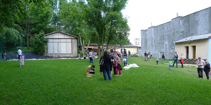 2 hod. či celý den ve výšinách: rodinný vstup na lezeckou stěnu vč. vybavení