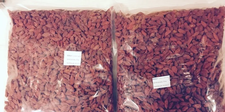 Kilový balíček sušené kustovnice čínské neboli goji: klenot čínské medicíny