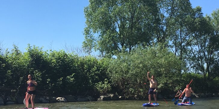 Vodní dobrodružství: sjíždění řeky Odry či Opavy na paddleboardu