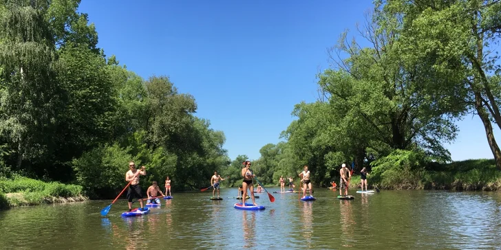 Vodní dobrodružství: sjíždění řeky Odry či Opavy na paddleboardu