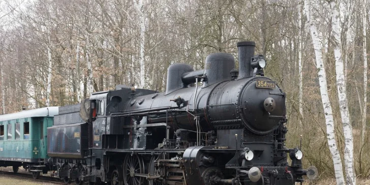 Na výlet stoletou parní lokomotivou s historickými vozy: z Prahy i dalších míst