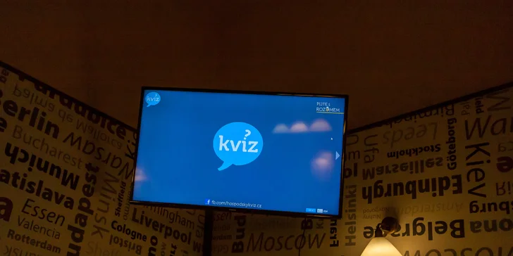 Kvízy probíhají po celé ČR, takže si stačí vybrat nejbližší podnik.