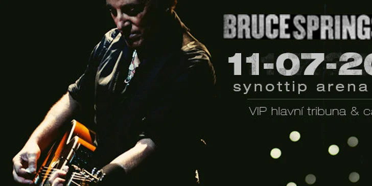 VIP vstupenka na koncert Bruce Springsteena